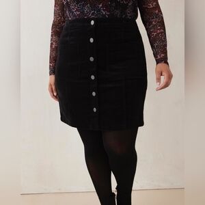 Penningtons Black Corduroy  Skirt